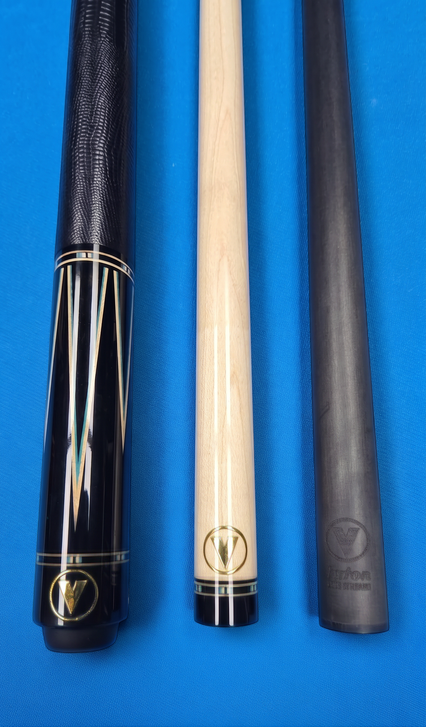 Dr. V 12 Point Ebony Pool Cue