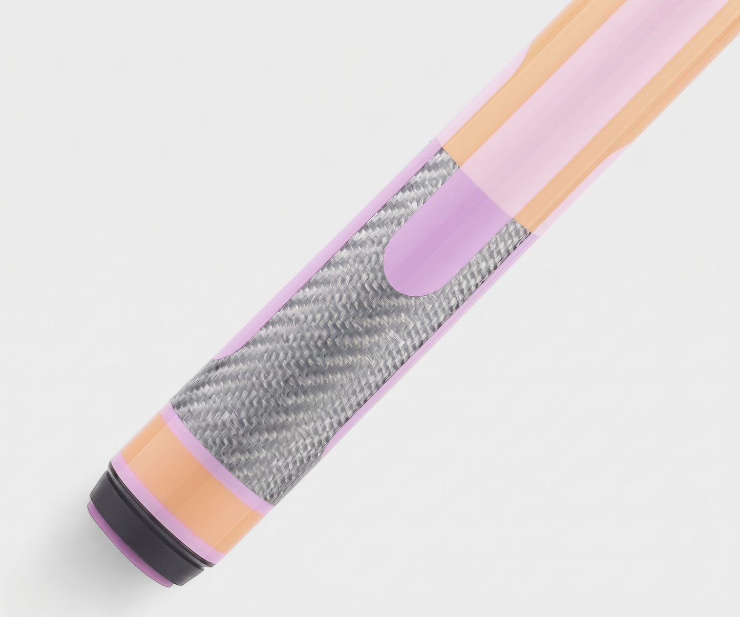 Poison Candy Pool Cue with Carbon Fiber Shaft - Peach/Lavender