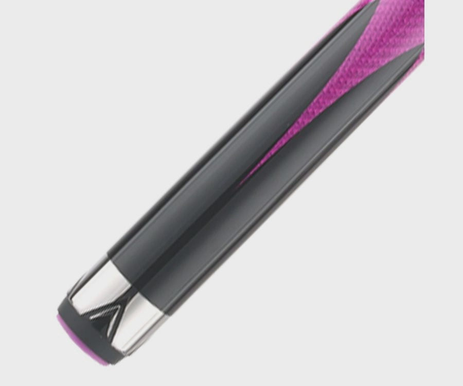 Poison Maelith Pool Cue with Carbon Fiber Shaft - Magenta/Black
