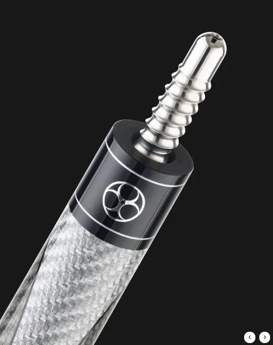 Poison Maelith Pool Cue with Carbon Fiber Shaft - Grey