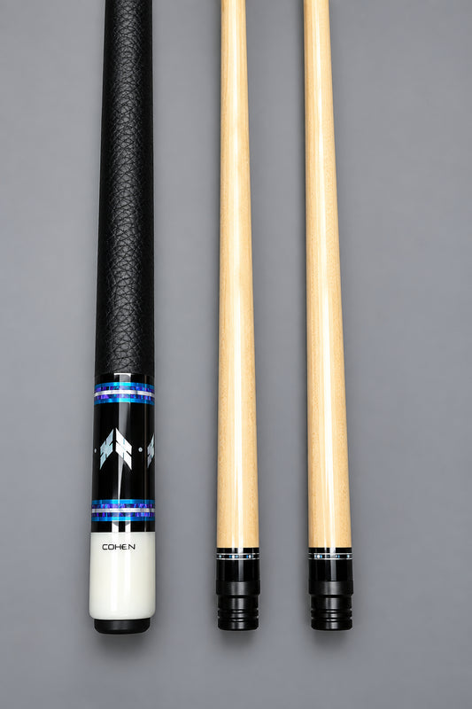 Eddie Cohen Custom Cue with Two Shafts