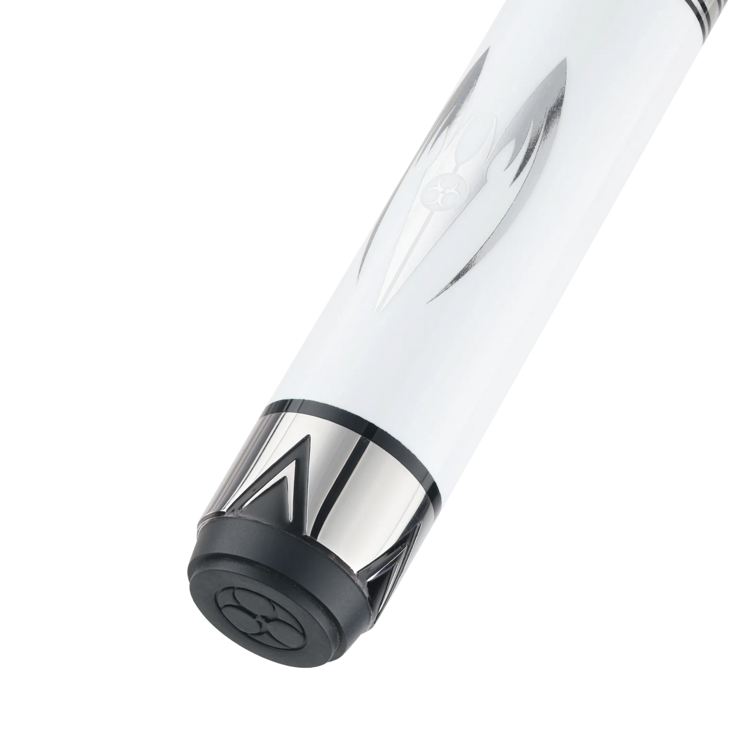Poison Maelith Pool Cue 12.4 with Carbon Fiber Shaft - White/Black