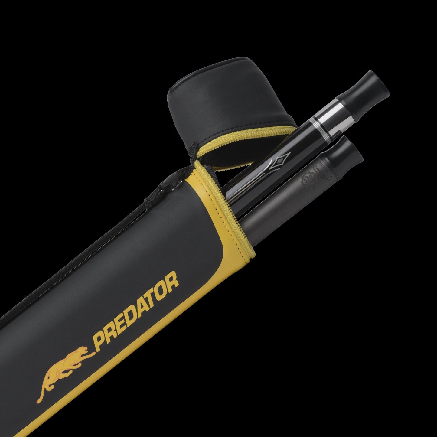 Predator Hard Pool Cue Case - Black/Yellow 1x1