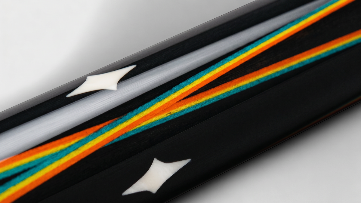 Predator Limited Edition Double Butterfly Ebony Pool Cue - No Wrap - Butt Only