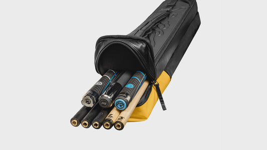 Predator Urbain Black and Yellow Hard Pool Cue Case - 3x5