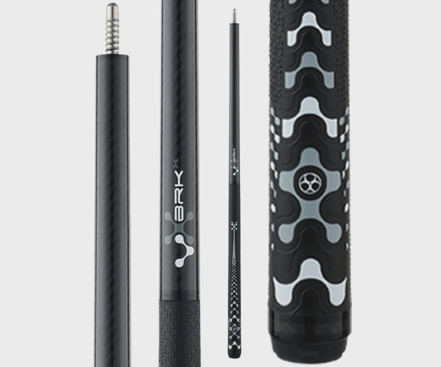 Poison VX Jump/Break Cue with Venom Carbon Fiber Shaft - Black/Grey