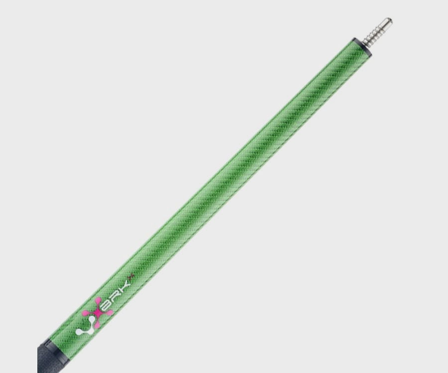 Poison VX Jump/Break Cue with Venom Carbon Fiber Shaft - Green/Pink