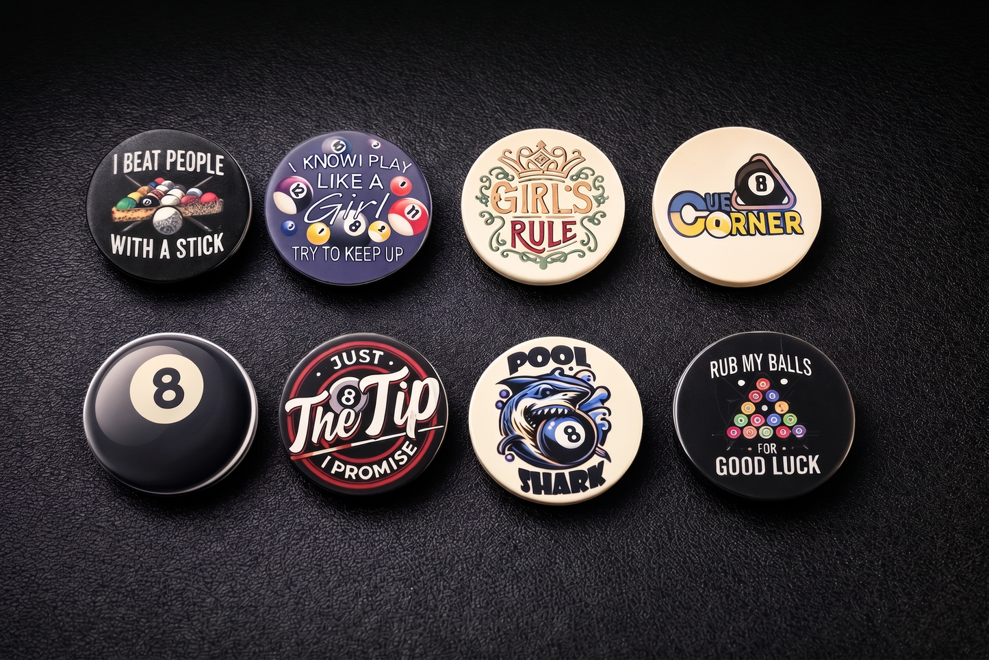 Pool Ball Pocket Markers