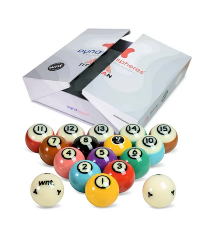 Dynaspheres WNT Tournament Designated Billiard Ball Set