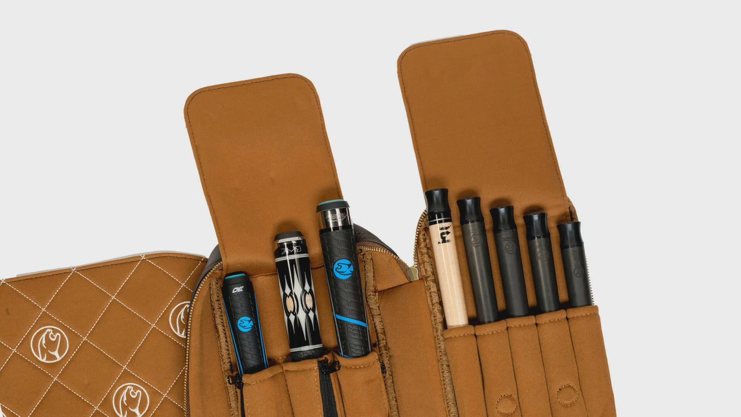 Predator Limited Edition Legacy Pool Cue Case - Light Brown - 2x4