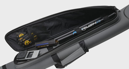 Predator Roadline Gray/Black Hard Cue Case - 2 x4