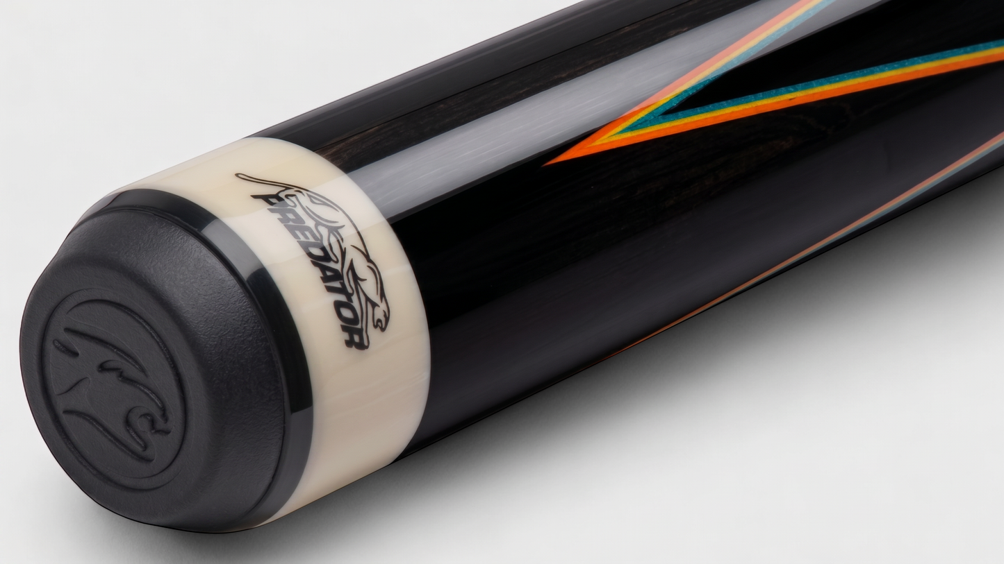 Predator Limited Edition Double Butterfly Ebony Pool Cue - No Wrap - Butt Only