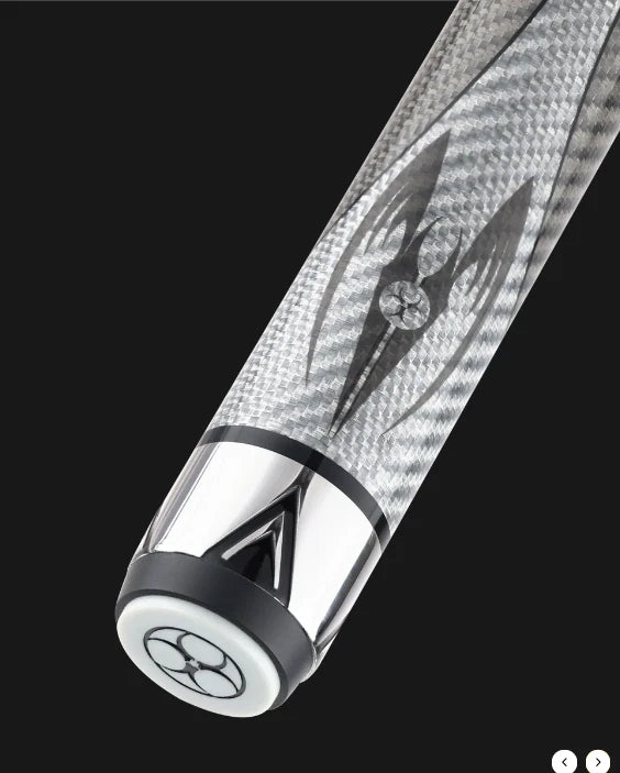 Poison Maelith Pool Cue with Carbon Fiber Shaft - Grey