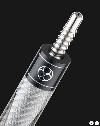 Poison Maelith Pool Cue with Carbon Fiber Shaft - Grey