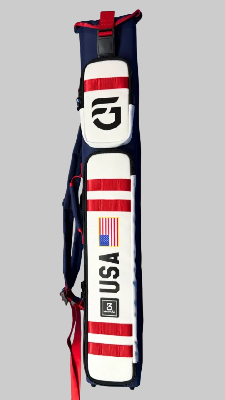 3 Seconds 3x5 Hard Case - Red USA Edition